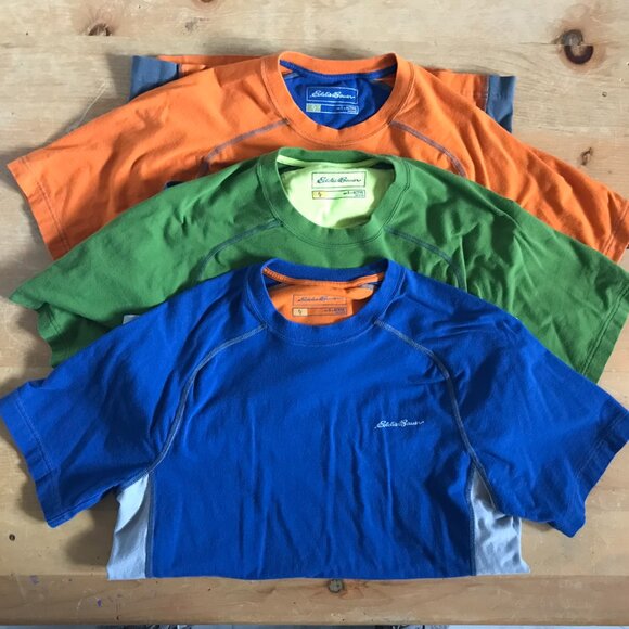 3 set of Men's Eddie Bauer T-Shirts- Size Small - Picture 2 of 12